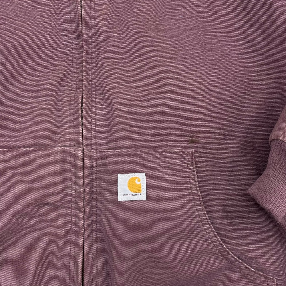 Carhartt WJ130 DPM Sandstone Hooded Jacket Plum Nationwide Womens XXL 20 - Picture 4 of 15